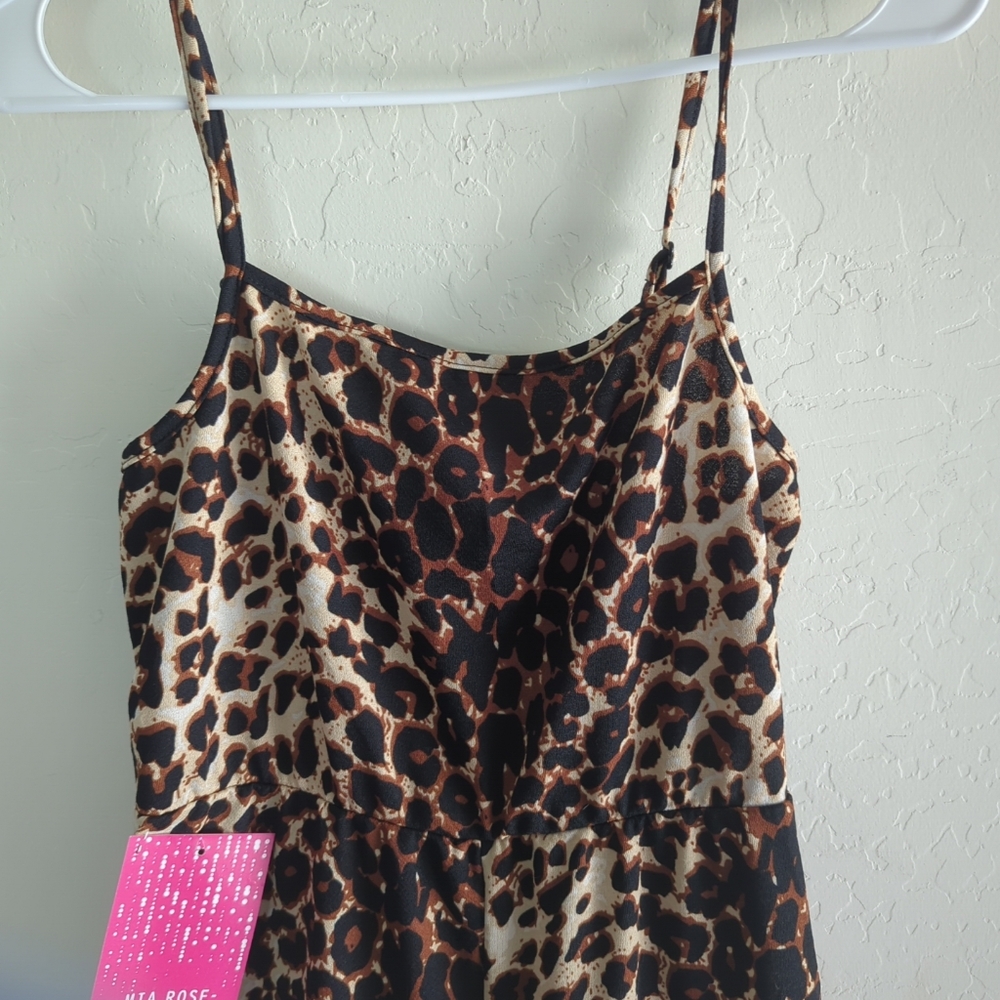 Ladies Jumpsuit, Animal print, Size M, NWTS